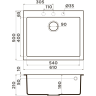 Мойка OMOIKIRI BOSEN 61A-GB Artceramic/графит 4993824